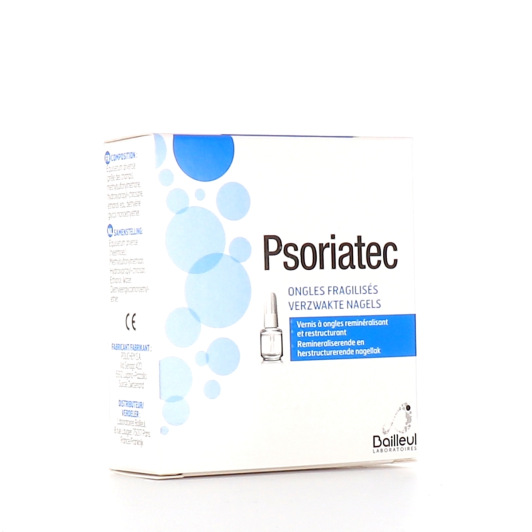 Vernis reminéralisant pour ongles fragilisés Psoriatec