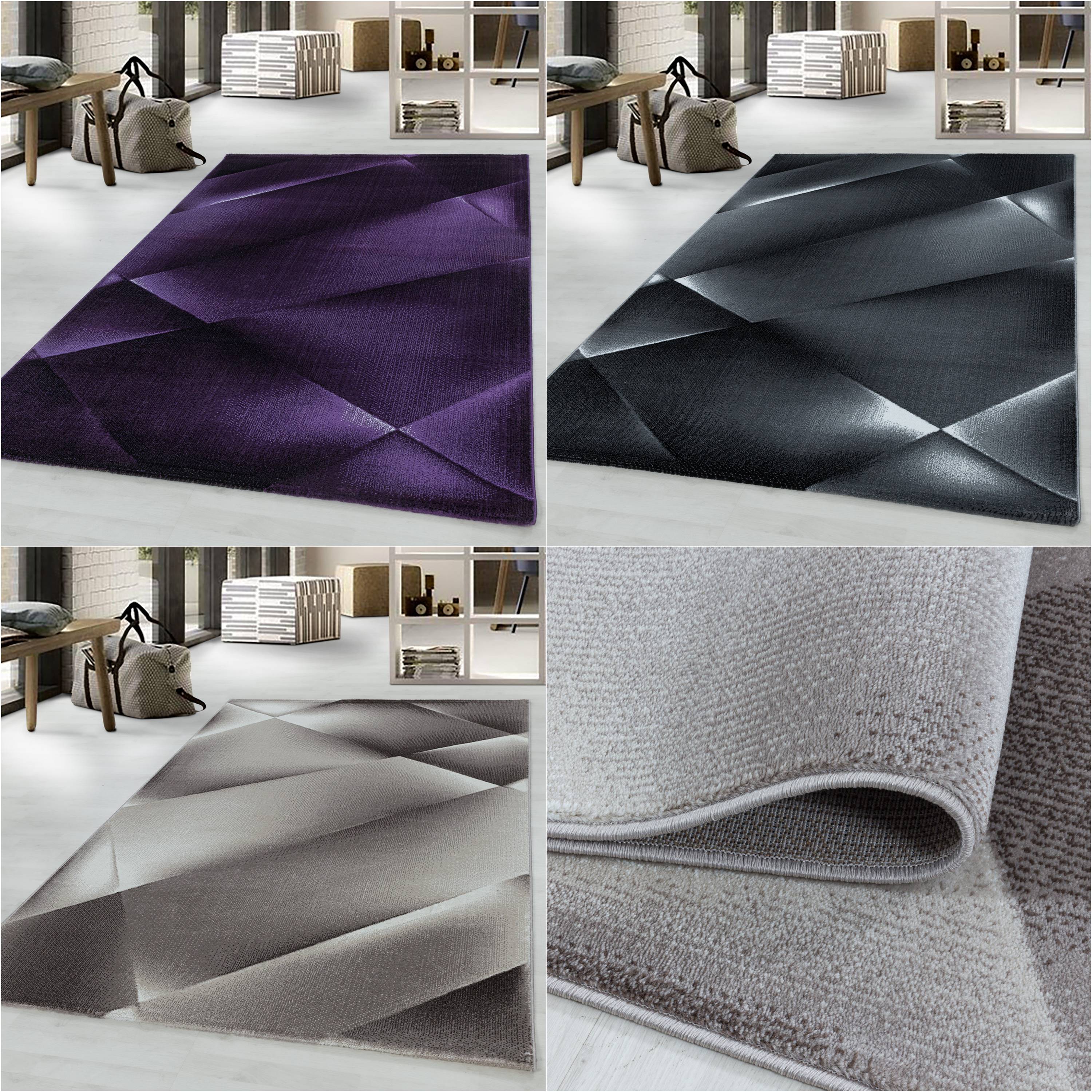 Designer Kurzflor Teppich Modern, Abstrakt Gemustert, Rechteckig, Pflegeleicht