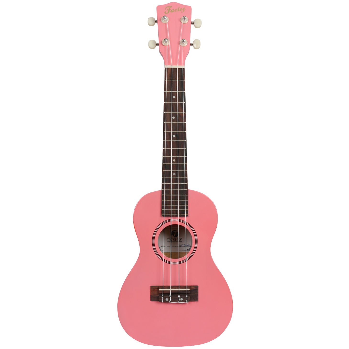 Fazley K23P-W concert ukelele roze
