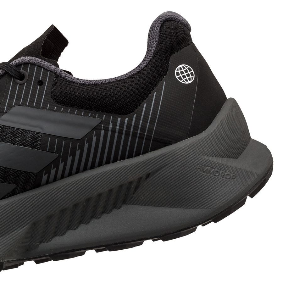 adidas Chaussures de Running Terrex Soulstride Flow - Noir/Grey Six/Orange