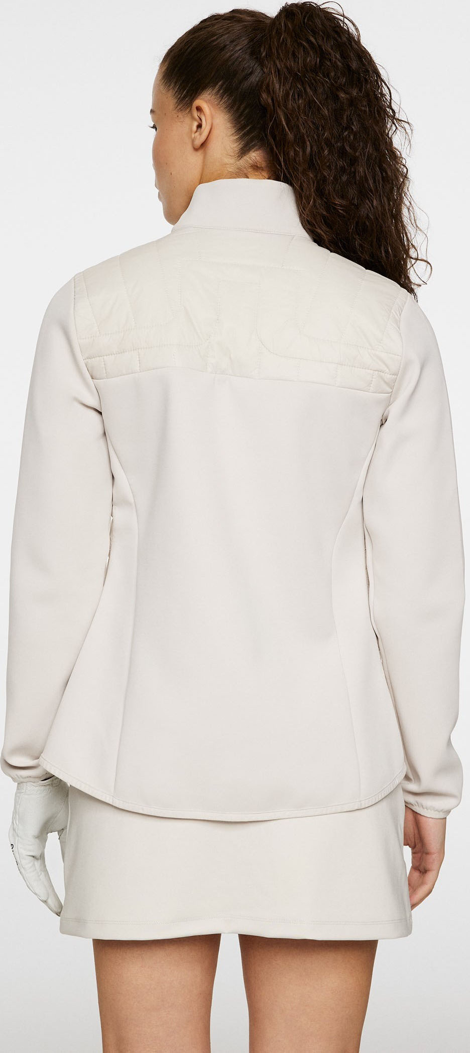 Holma Quilt Hybrid Jacket Dame Moonbeam