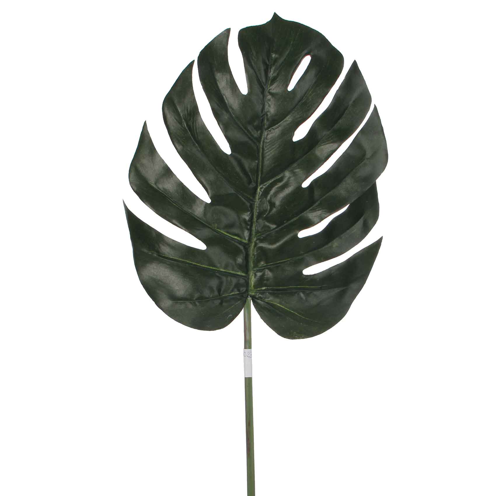 Mica decorations fleur artificielle monstera - 88x1x1 cm - pe - vert
