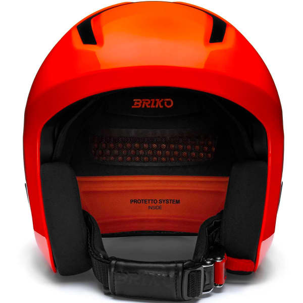 Casque de ski BRIKO VULCANO 2.0 SHINY ORANGE FLUO - BLACK