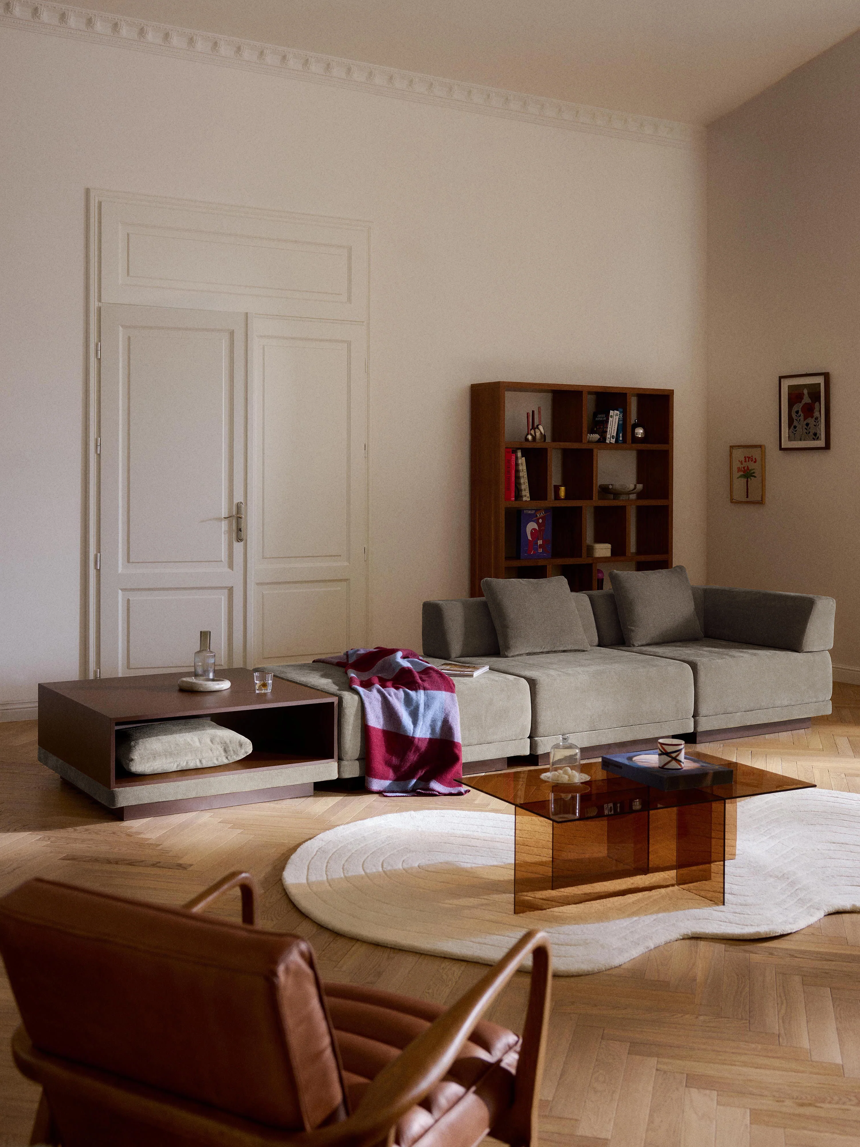 Modulaire bank Colin (4-zits) met salontafel & ottoman