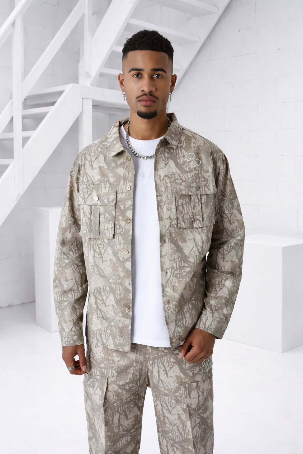 Project X Paris Overshirt Heren Camo