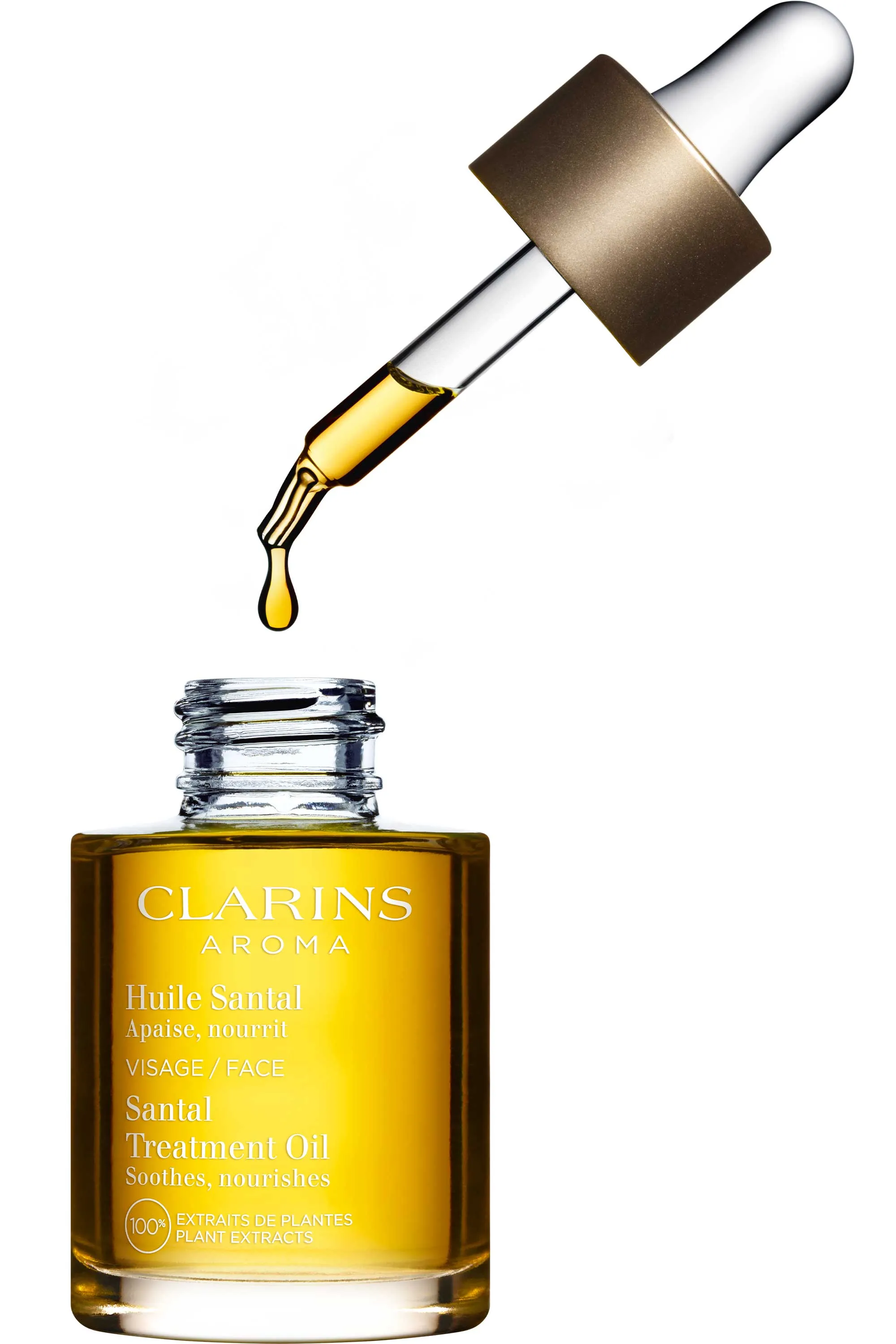 Clarins Huile visage apaisante Santal-30 ml