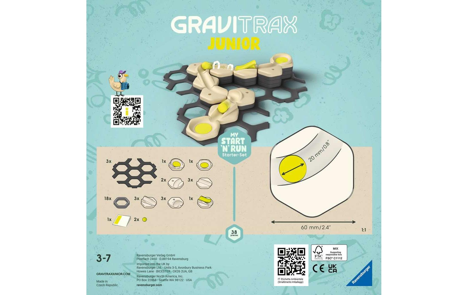 Kugelbahn GraviTrax Junior Starter-Set S Start and RunStarter-Set