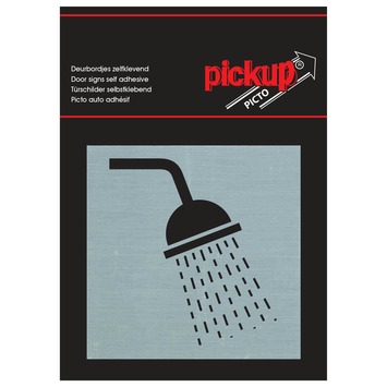 Pickup Alu Picto douche 80x80 mm