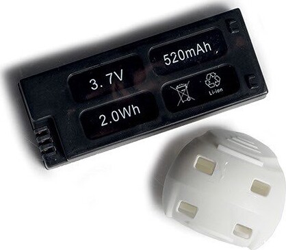 Hubsan - Batteri Til H107D Drone - 520 Mah