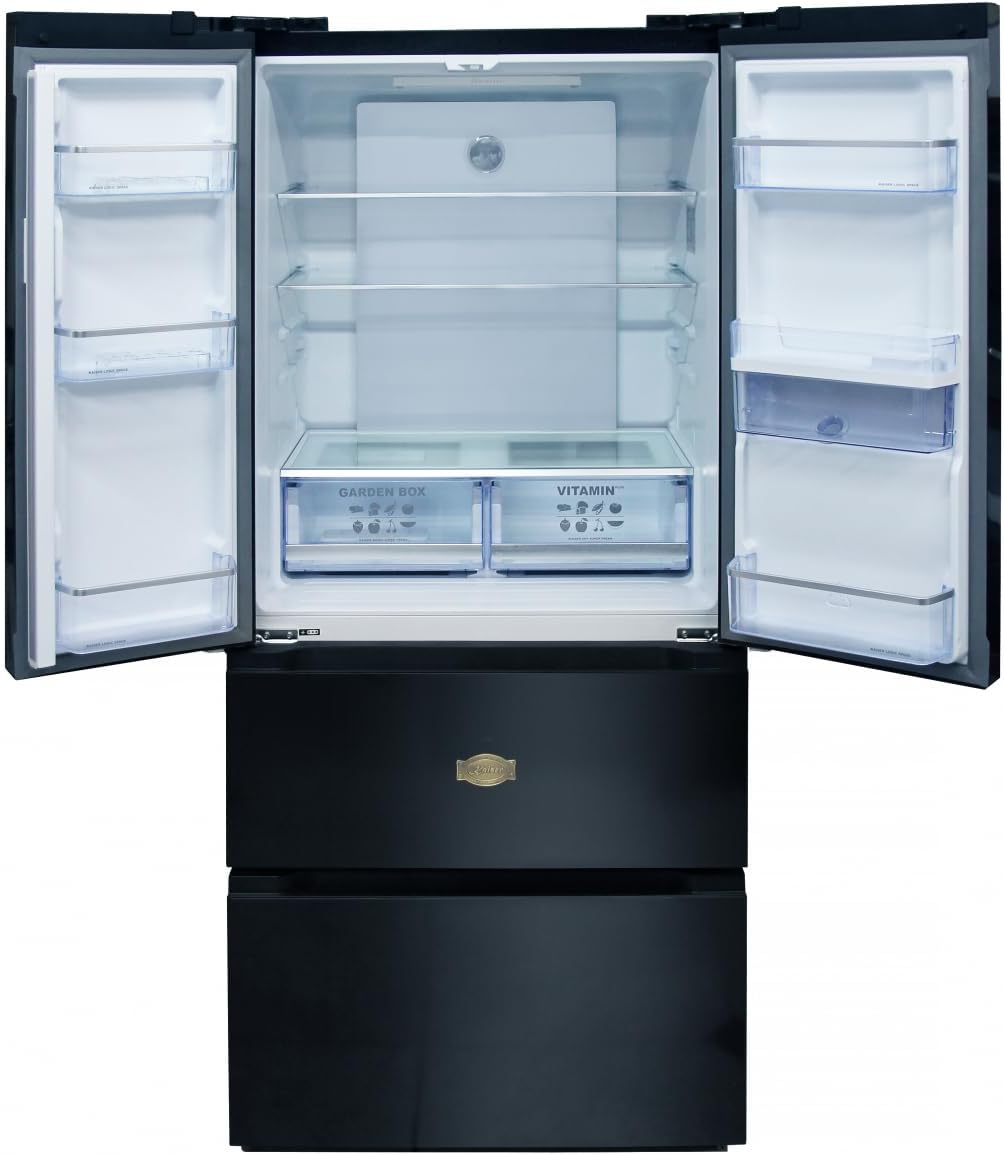 Kaiser KS 80425 Em Side-by-Side Kühlschrank, 183 cm hoch, 83.6 cm breit, Retro Kühlschrank, Side-by-Side Kühl Gefrier Kombi, No Frost 506 L