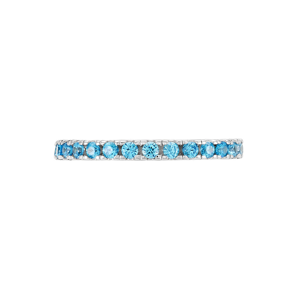 Bague Rio Argent Blanc Oxyde De Zirconium
