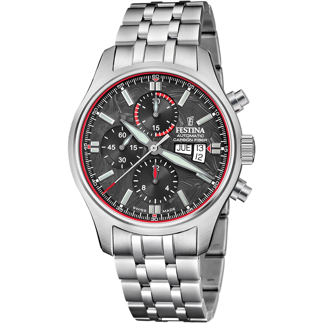 Festina Swiss Auto Chrono 43 Carbon Fiber