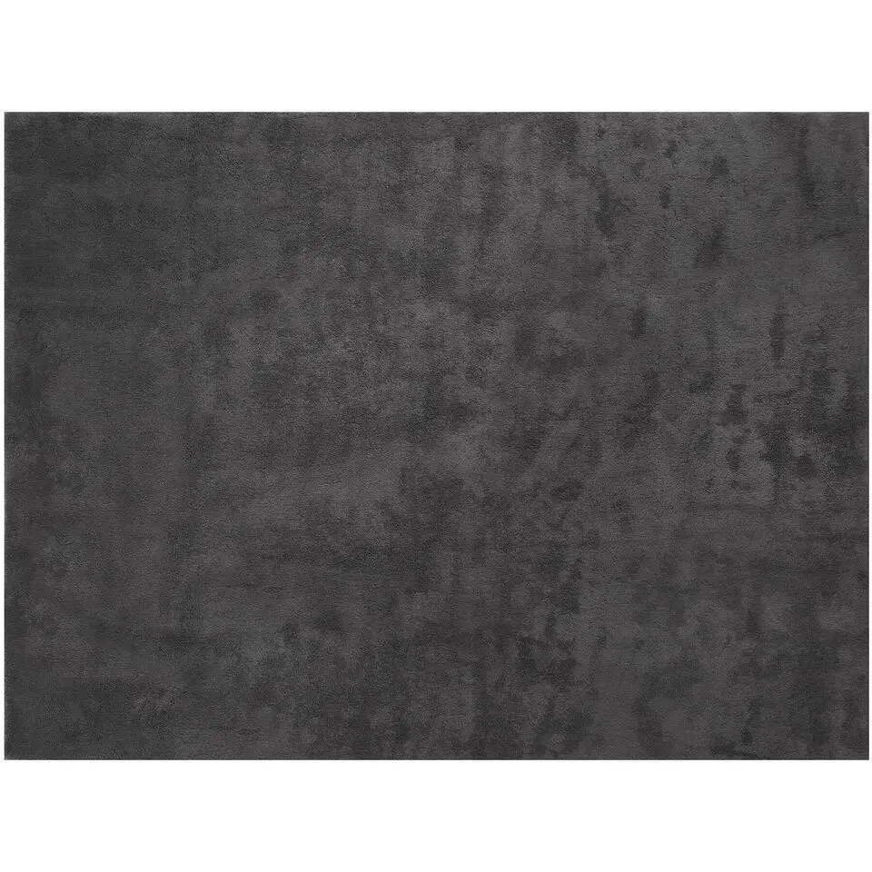 tectake® Kortpolig vloerkleed Soft Zone 140 x 200 cm - Antraciet