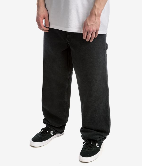 Carhartt WIP Single Knee Pant Smith Jeans (black stone washed)