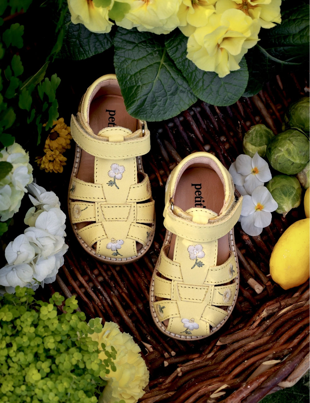 Flower Classic Sandal - Lemon Meringue