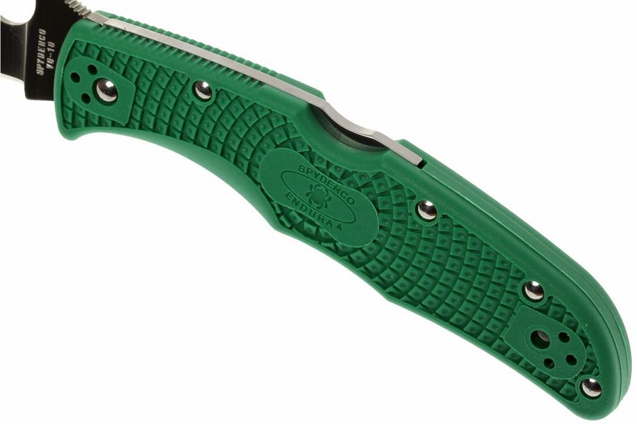 Spyderco Endura 4 Green C10FPGR zakmes