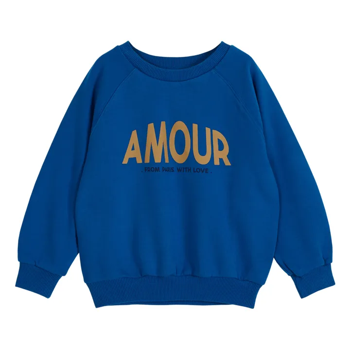 Emile et Ida Sweat Amour | Bleu