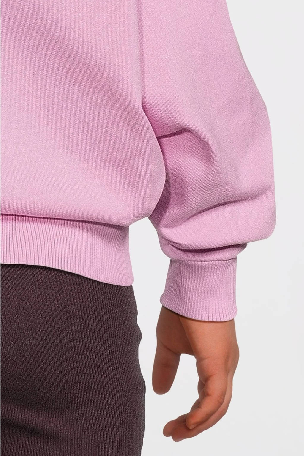 NAME IT sweater NMFVILOUI met printopdruk roze