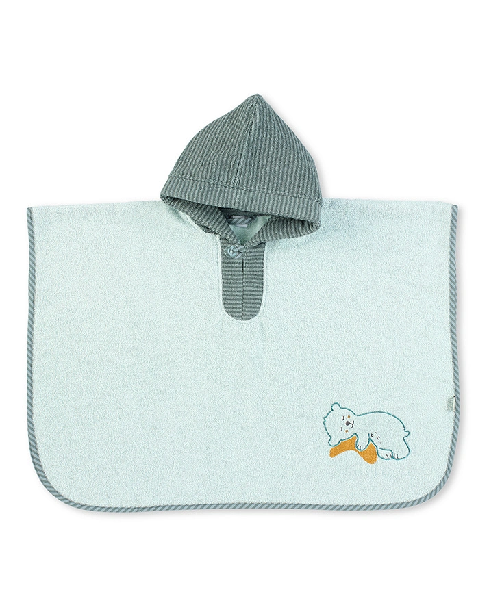 Badeponcho BÄR BEN in hellgrün