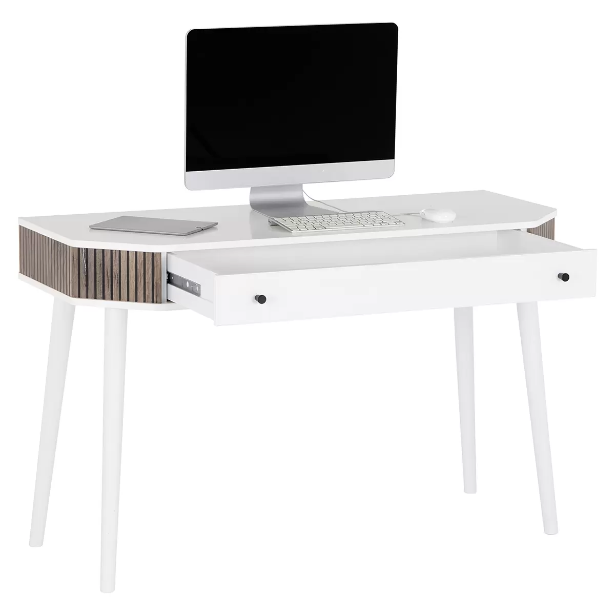 Schreibtisch Primo SNRB01 weiss,Eiche