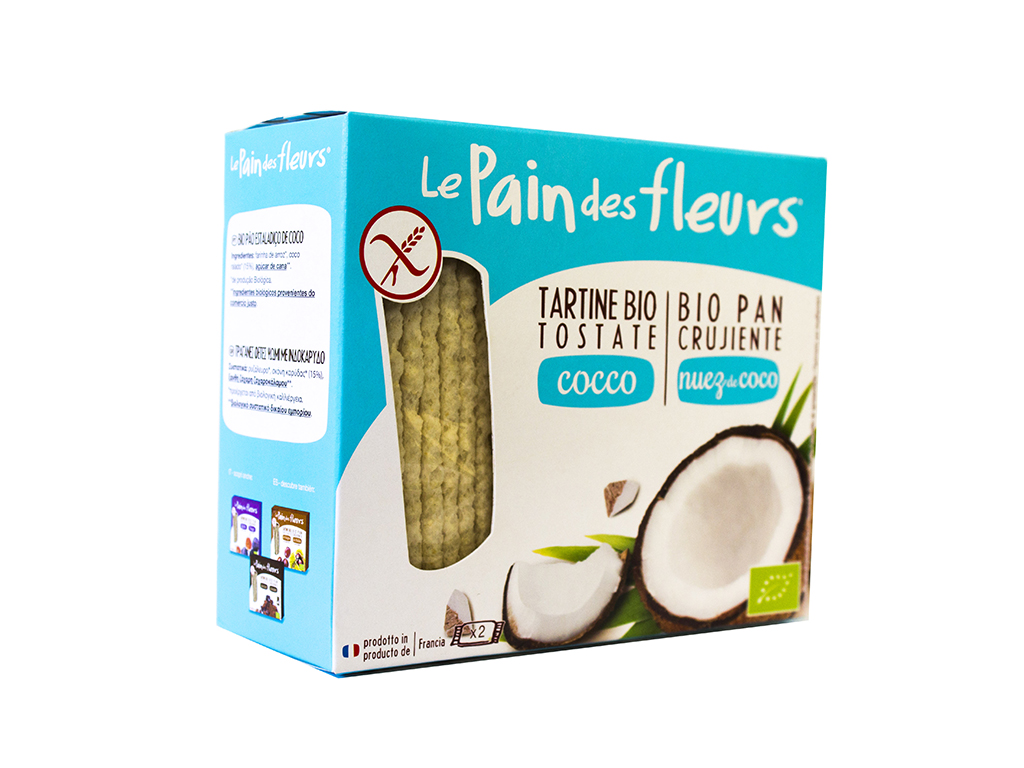 PÃO LE PAIN DES FLEURS FLORES CÔCO SEM GLÚTEN 150G