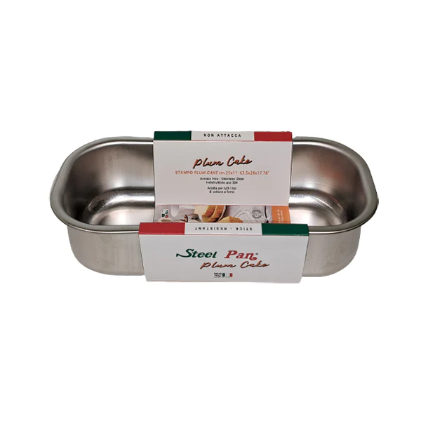 Moule à cake en inox 25 cm Steel Pan
