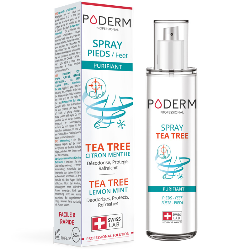 PODERM Spray Pieds<br>50 ml, Spray, Purifiant