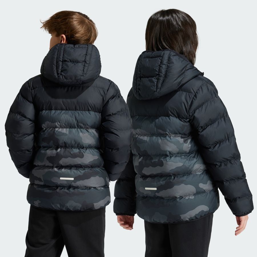 Adidas Synthetic Down Allover Print Jacket