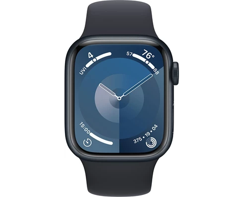 Apple Watch Series 9 GPS   Cellular 41mm Midnight Aluminium Case with Midnight Sport Band - S/M
