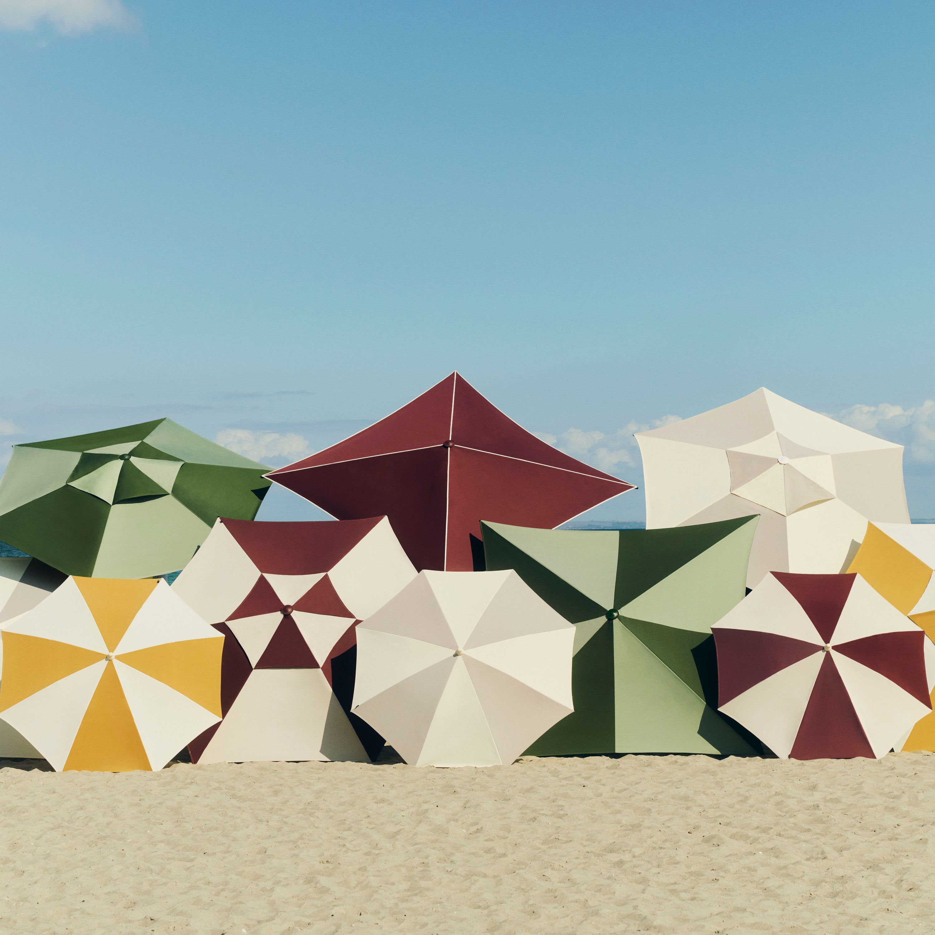 HAY Terrazza Parasol Vierkant - Groen