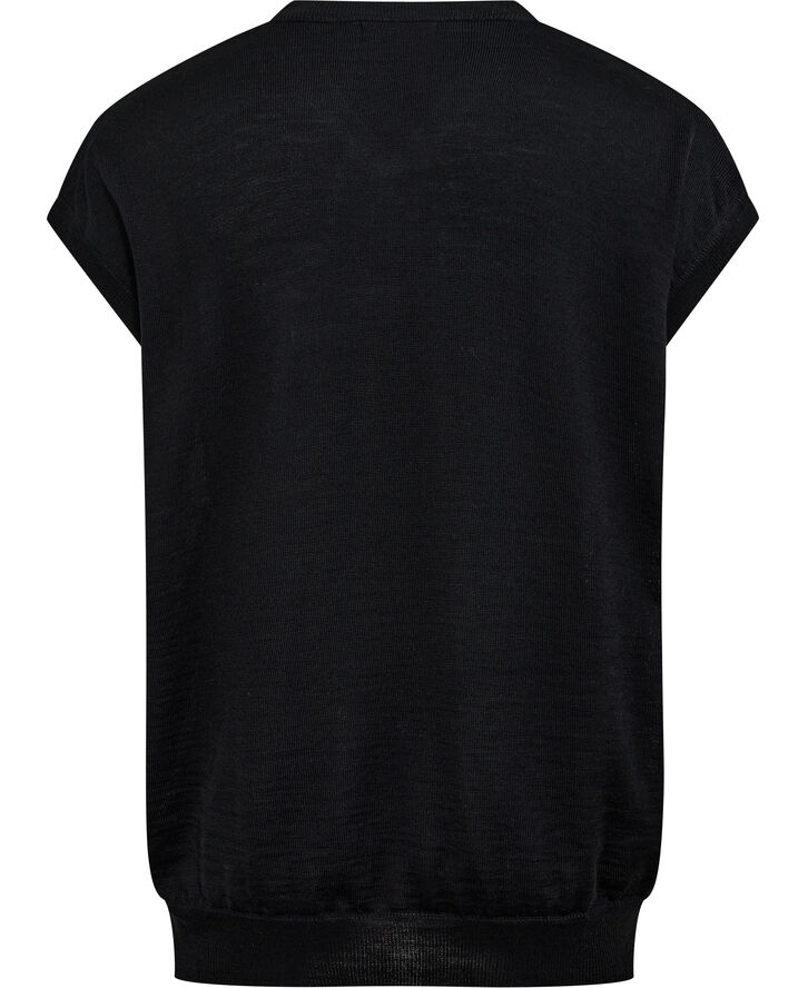 Casual Friday CFKARLO merino mix vest Anthracite black