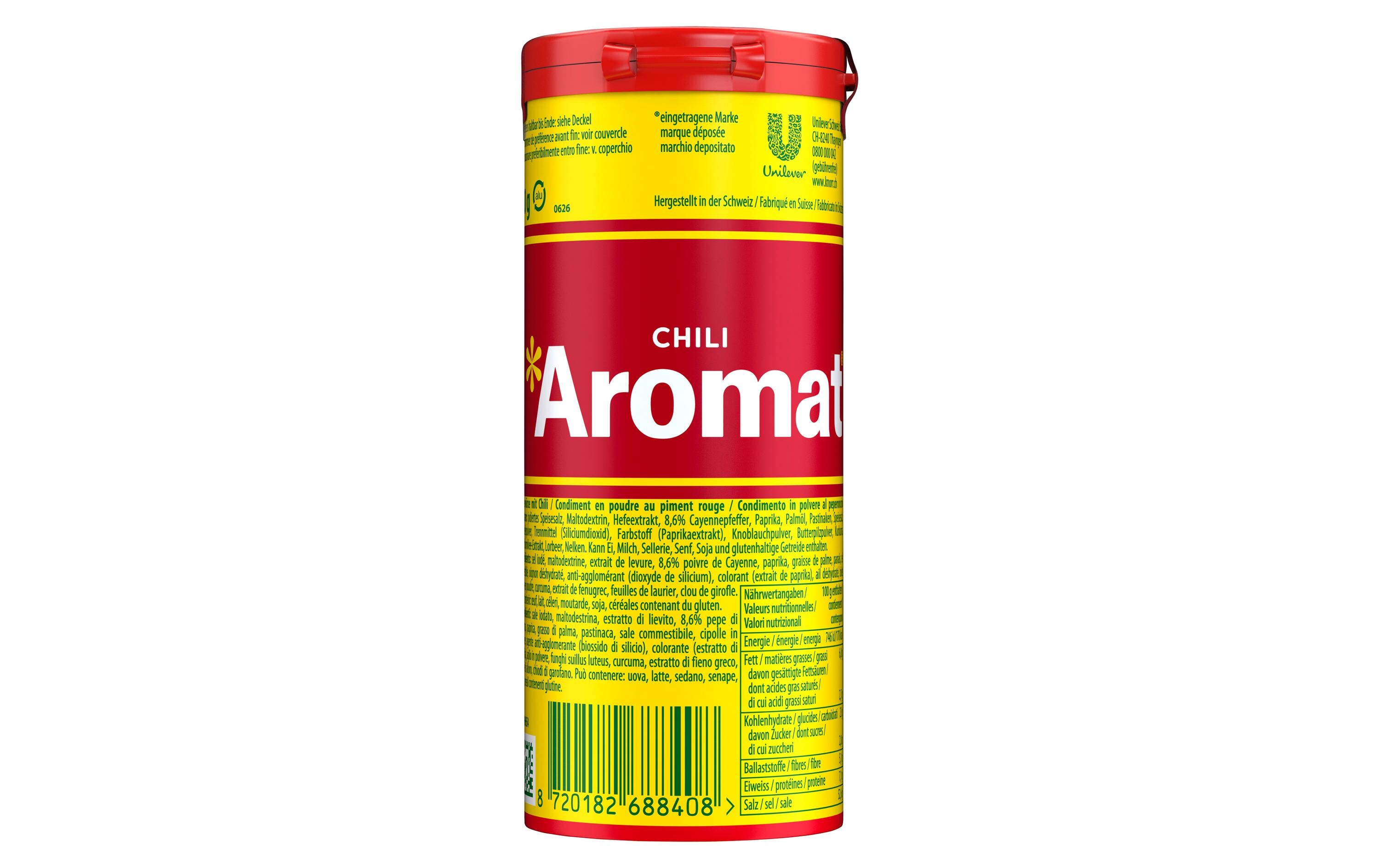 Gewürz Aromat Chili Streuwürze 90 gAromatische Würzmischung im Streuer