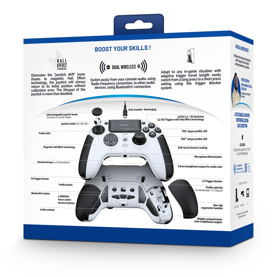 Nacon PS5 Revolution 5 Pro Controller White