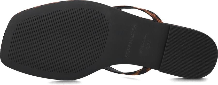 STEVE MADDEN Teenslipper 'Maliyah' cognac zwart