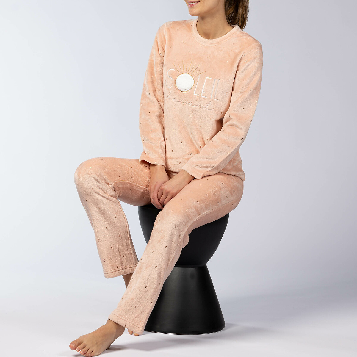 MELISSA BROWN<br>Pijama de manga comprida muito macio, Japão