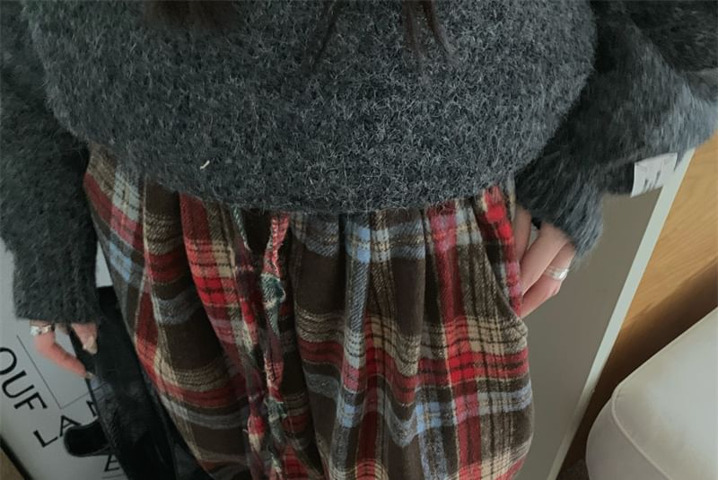 ooit daarna - Geruite wijde broek