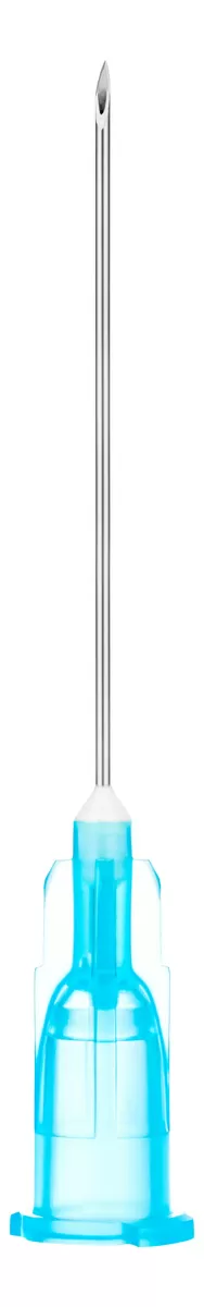 Sol-M, kanyle, blå, steril, 23G x 1 1/4