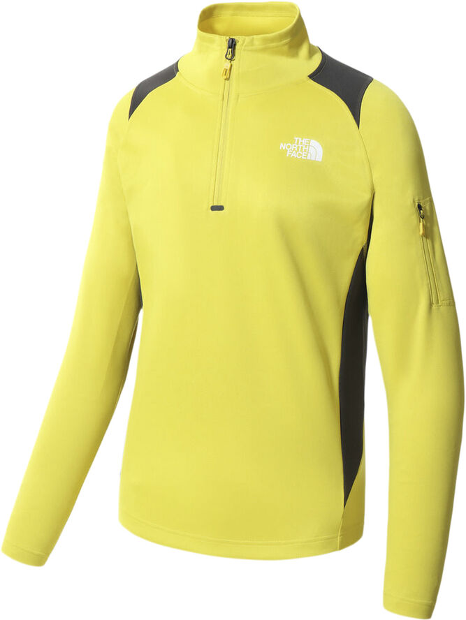 The North Face Ao Midlayer 1 4 Zip Fleecetroje Gul