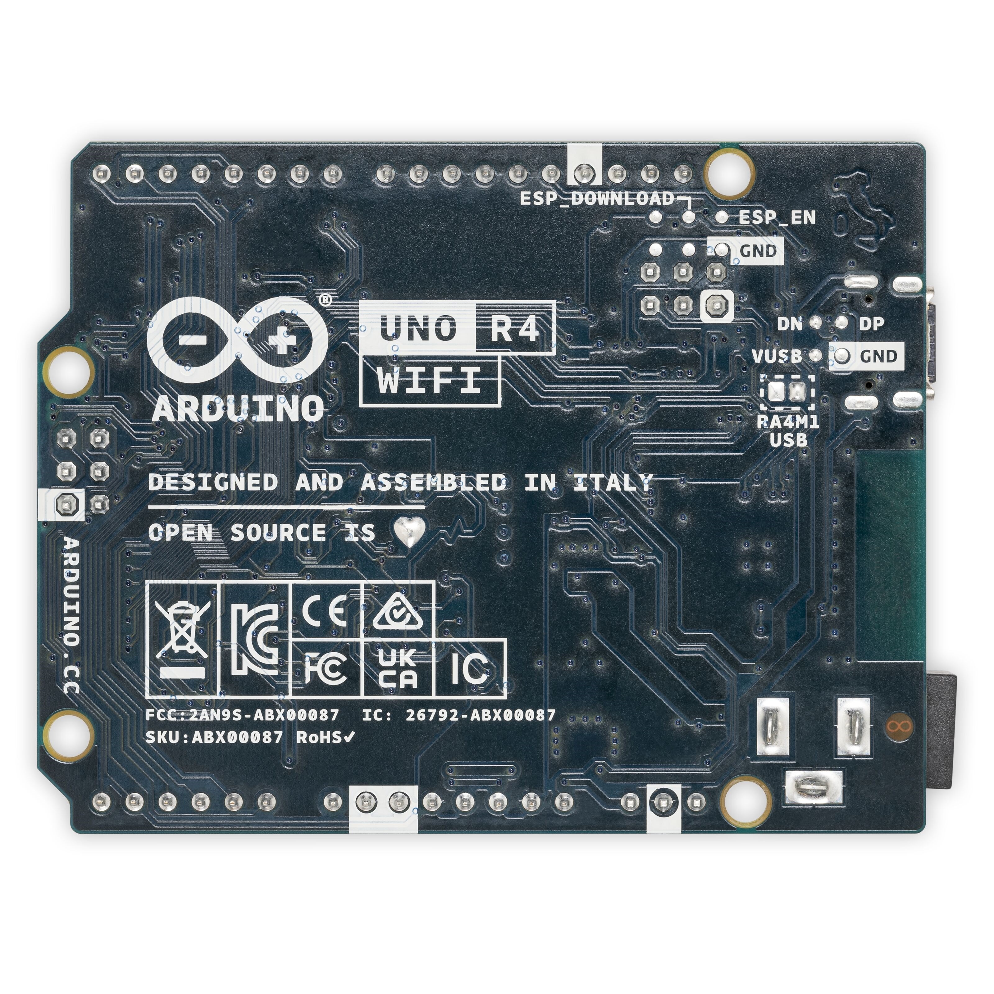 Arduino Uno Rev4 Wifi Utviklingskort