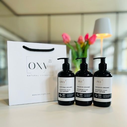 oxy8 Naturkosmetik REPAIRING SILKY BODY LOTION - Sparset 3er Packung