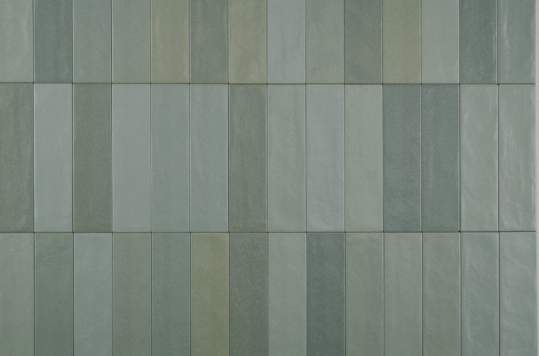 DTG Tempo wandtegel 6.5x25cm groen mat
