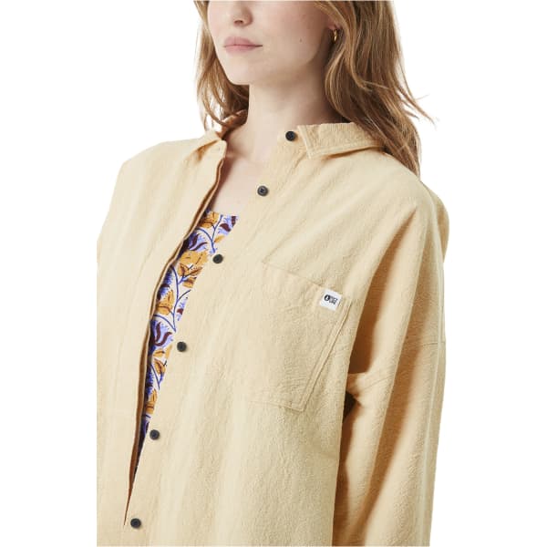 Chemise PICTURE FLAROS SHIRT W WOOD ASH