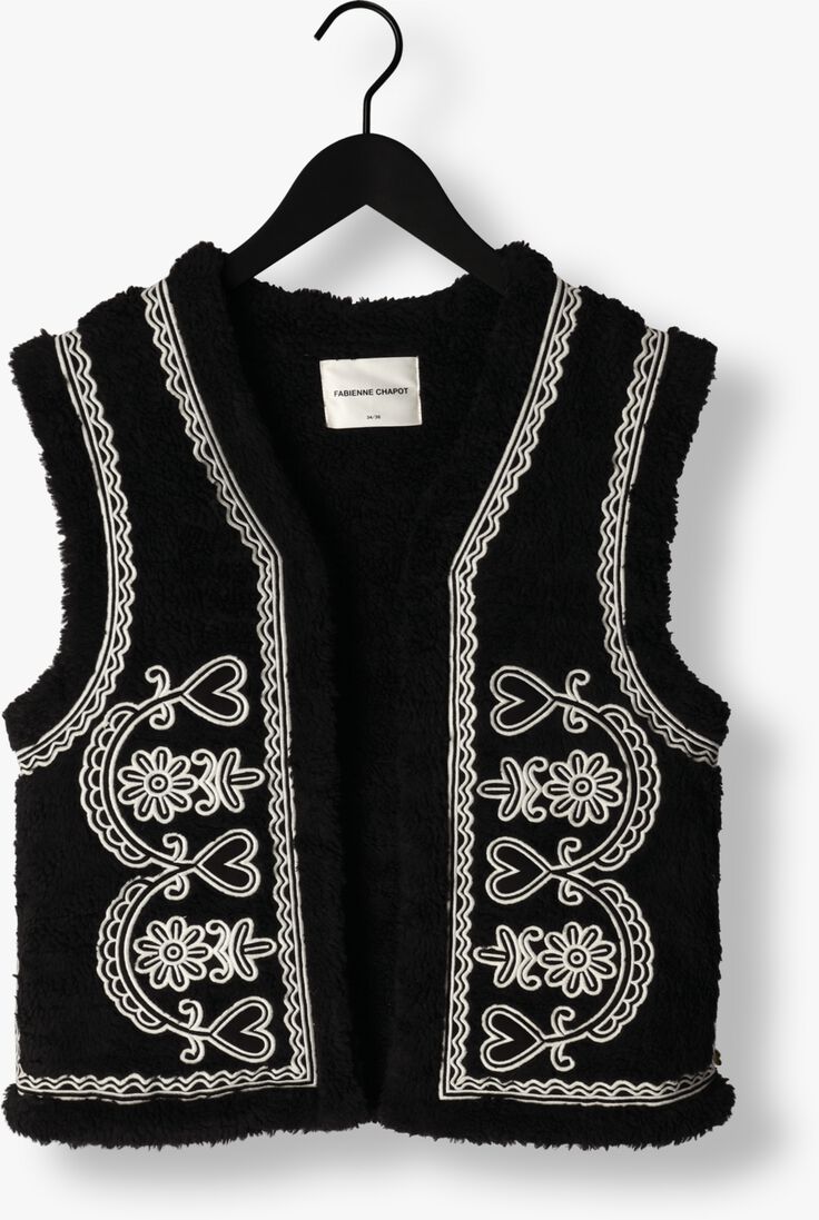 FABIENNE CHAPOT zwarte fabienne chapot gilet tobi gilet