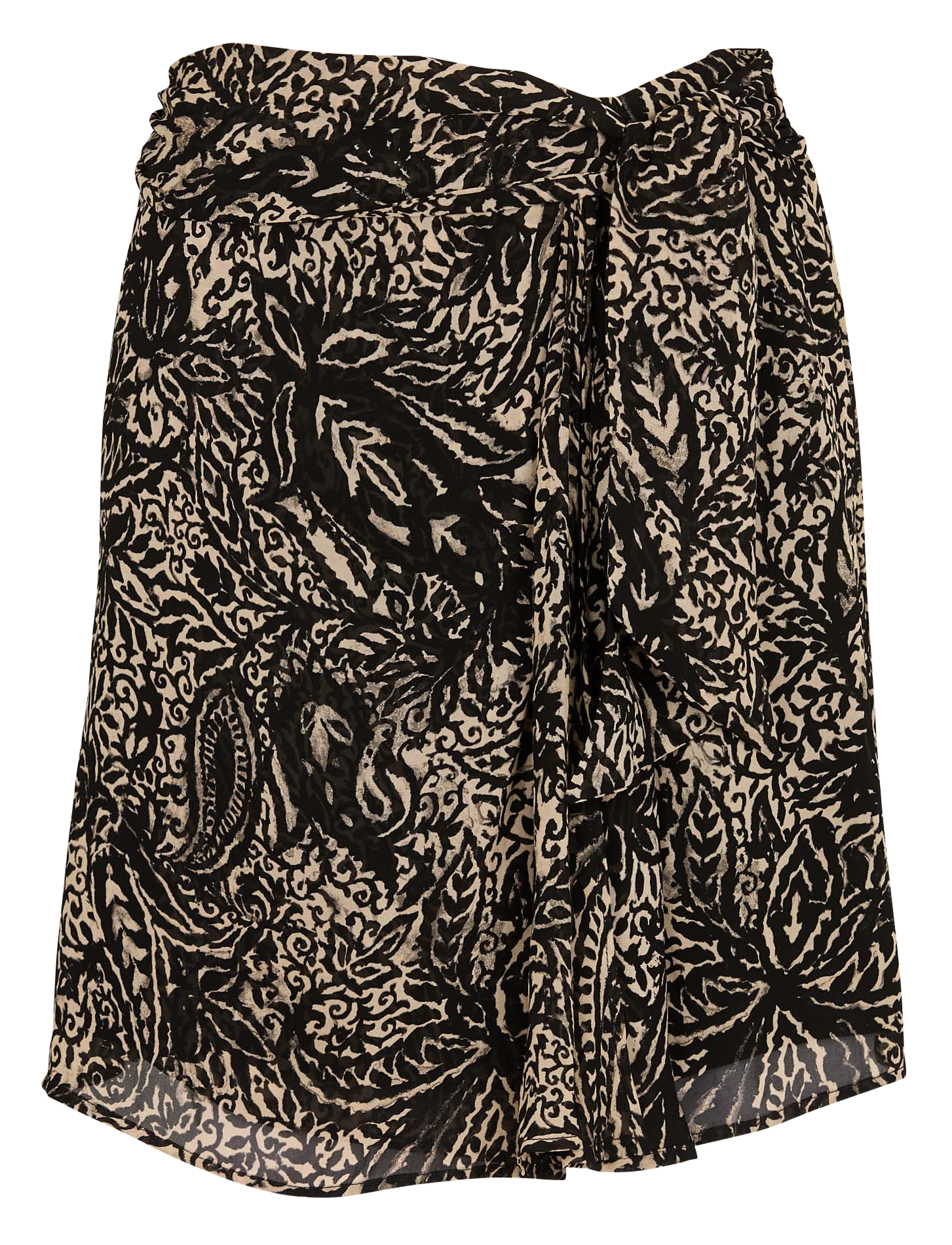 ELISE - Jupe imprimée | Noir