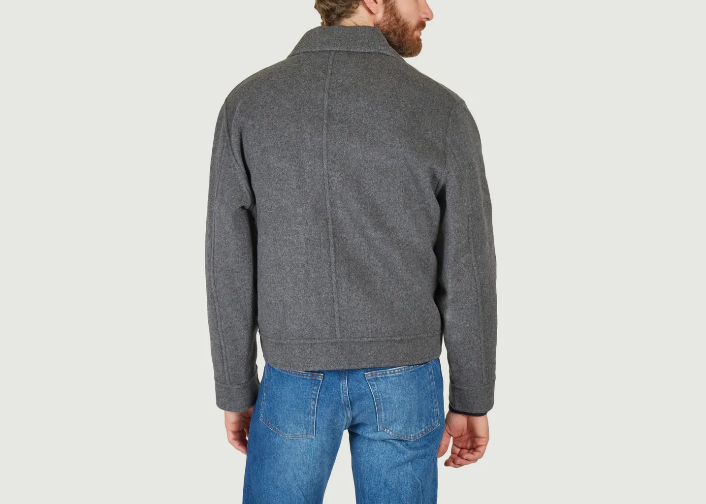 Manteau double face Boxy AMI Paris