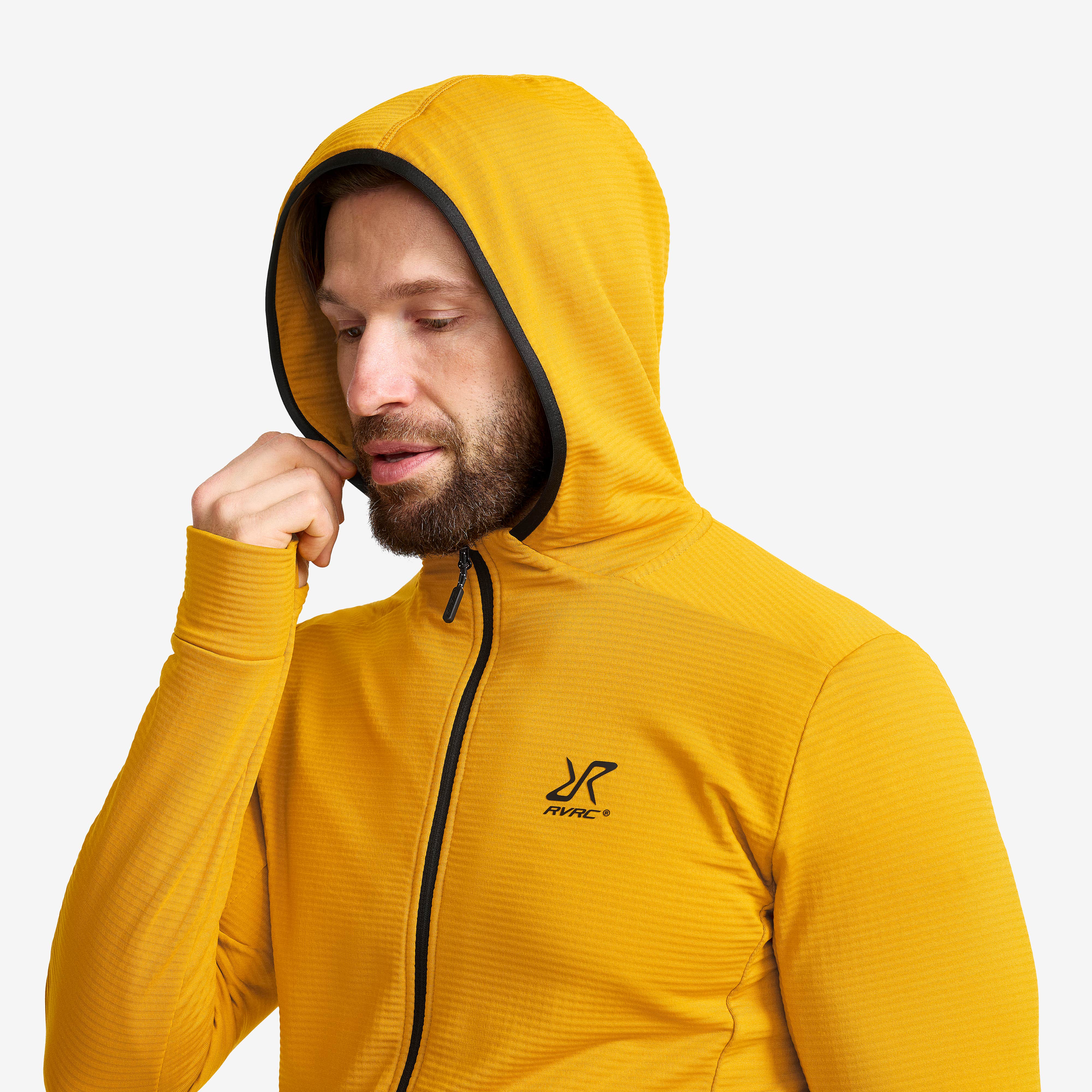 Waffle Hoodie Herre Nugget Gold