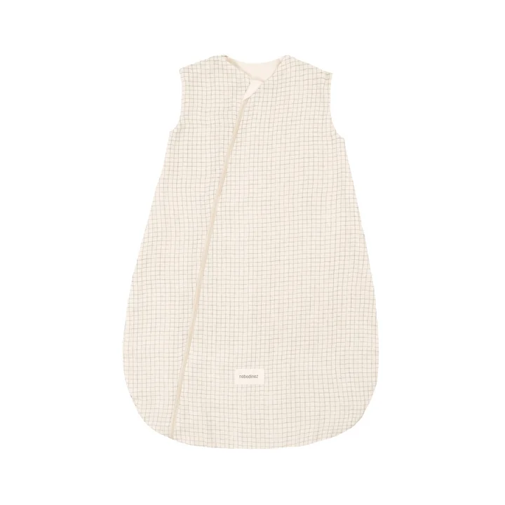 Nobodinoz - Sweety Baby-Schlafsack 0-6 Monate, blue grid