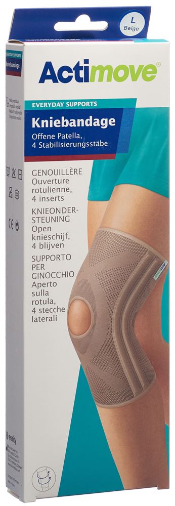 Actimove Everyday Support Kniebandage L offene Patella 1 Stk