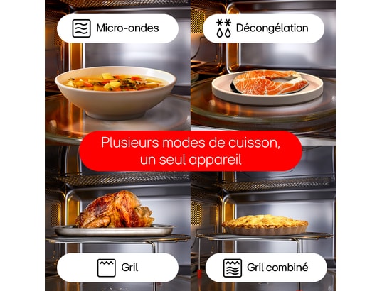 LG - Micro ondes Grill MH6535GIB