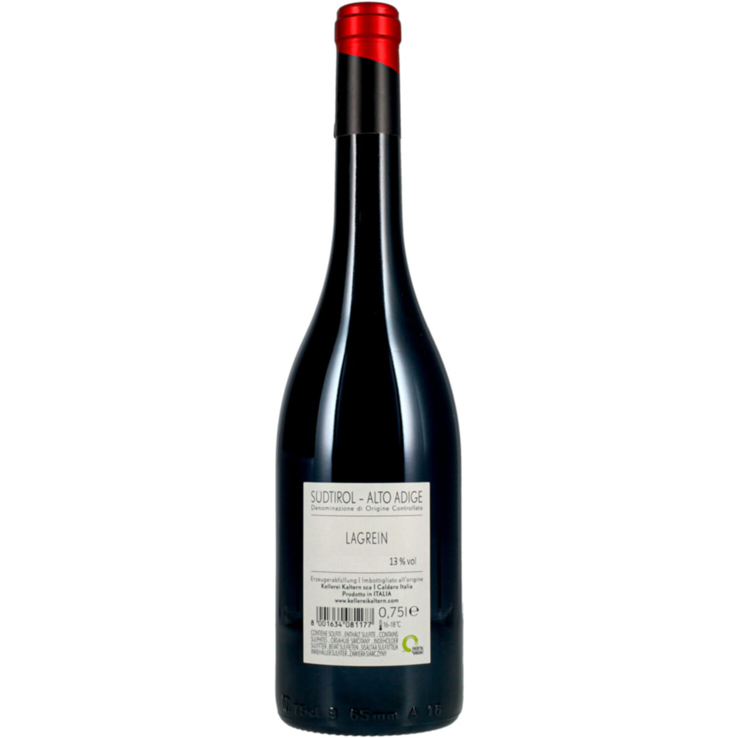 Alto Adige DOC Lagrein Kellerei Kaltern - Caldaro -75cl